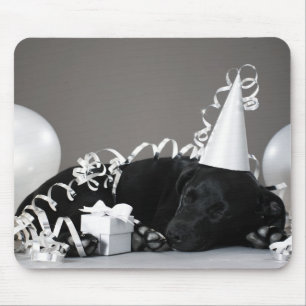 Mousepad Filhote de cachorro que dorme em decorações do