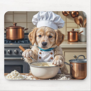 Mousepad Filhote de Retriever Dourado Chef