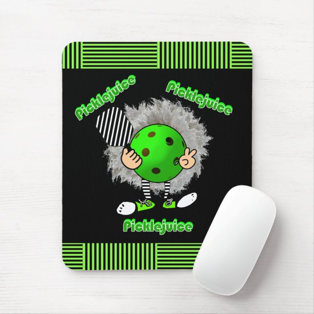 Mousepad Filme de picleball no Dia das Bruxas de Pickleball (Com mouse)