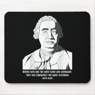 Mousepad Filosofia Citação Cética David Hume