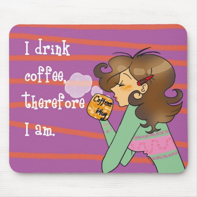 Mousepad Filosofia do café (Frente)