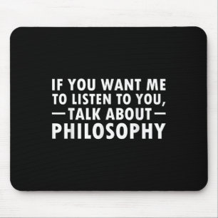 Mousepad Filosofia Engraçada Com Dons, Filósofo Cita Estuda