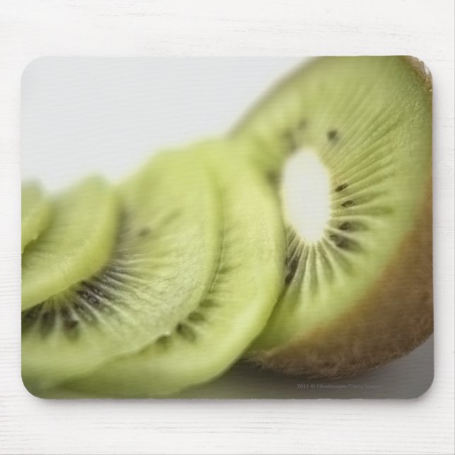 Mousepad Fim-acima de fatias do quivi (Frente)