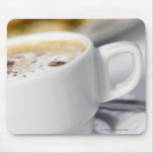 Mousepad Fim-acima de uma chávena de café