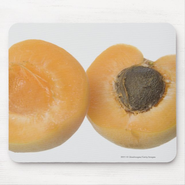 Mousepad Fim-acima do secção transversal de uma ameixa (Frente)