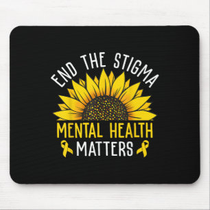 Mousepad Fim Da Saúde Mental Estigma S Sensibilização Menta
