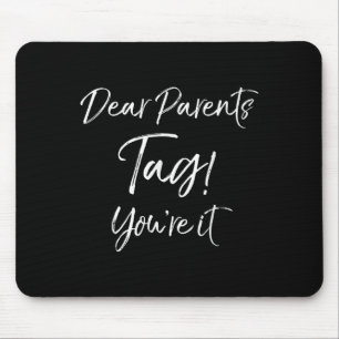 Mousepad Fim Divertido Da Citação No Dia Passado, Caro Dia