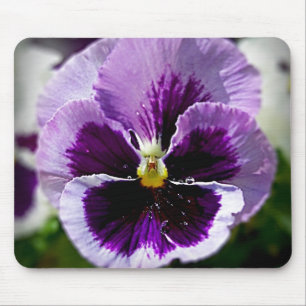 Mousepad Fim roxo do amor perfeito acima