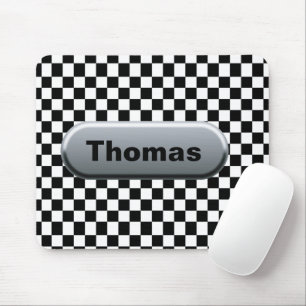 Mousepad Finalização de Prata de Sinalizador Verificado P