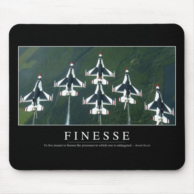 Mousepad Finesse: Cotação Inspirativa (Frente)