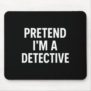 Mousepad Fingir que sou detetive - Dia de as Bruxas engraça
