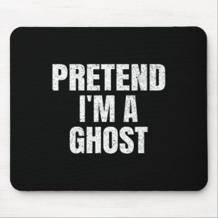 Mousepad Fingir que sou um fantasma da família de Halloween