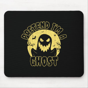 Mousepad Fingir que sou um fantasma fantasma Halloween