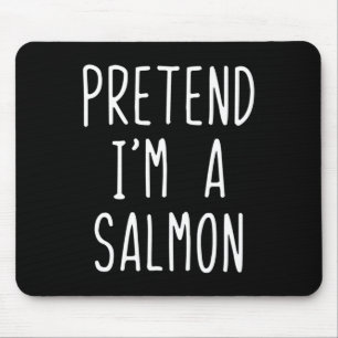 Mousepad Fingir Um Costume De Salmão Halloween Engraçado Pr