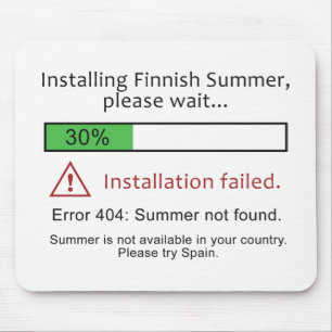 Mousepad finlandês engraçado do verão