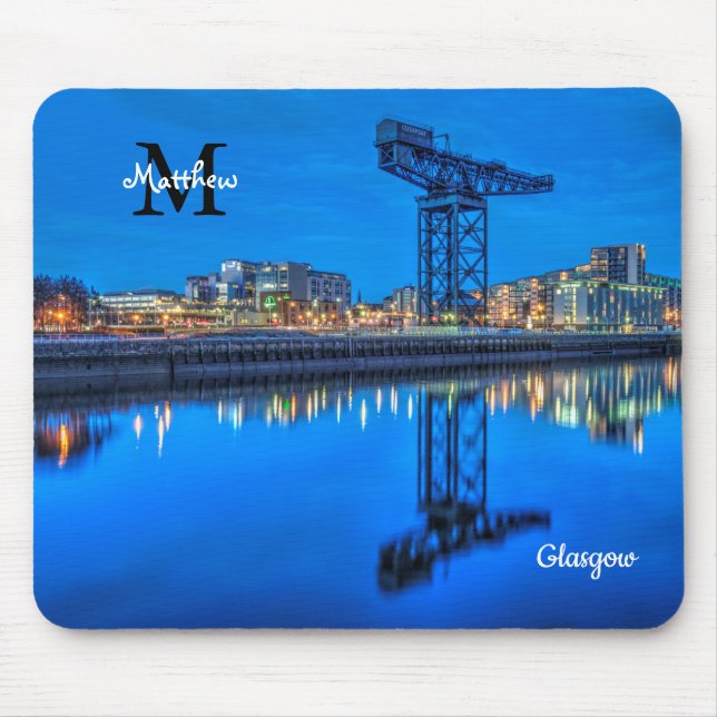 Mousepad Finnieston Crane, rato de Glasgow (Frente)