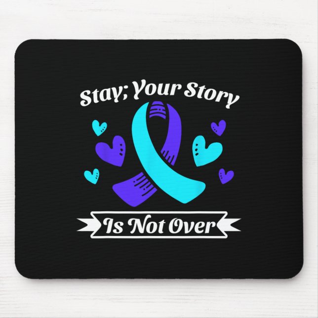 Mousepad Fique A Sua História Não Acabou A Prevenção Do Sui (Frente)