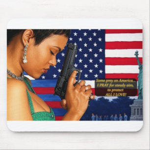 Mousepad Fique alto e firme para a liberdade!