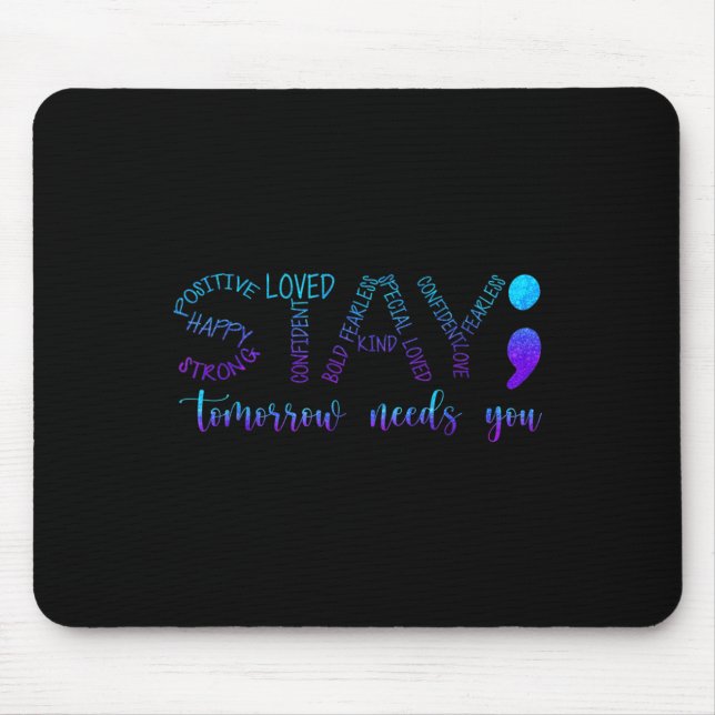 Mousepad Fique Amanhã Precisa De Você (Frente)