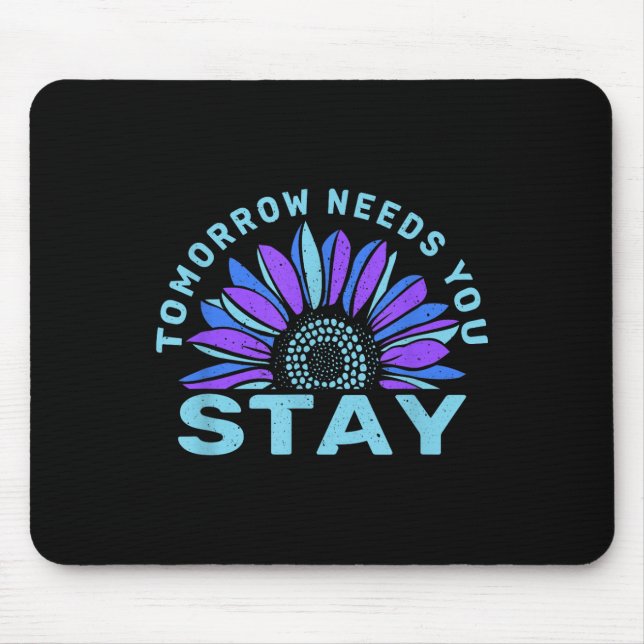 Mousepad Fique Amanhã Precisa Que Você Prevena O Suicídio (Frente)