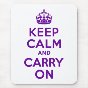 Mousepad Fique calmo e continue ligado