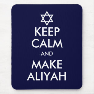 Mousepad Fique Calmo E Faça Aliyah