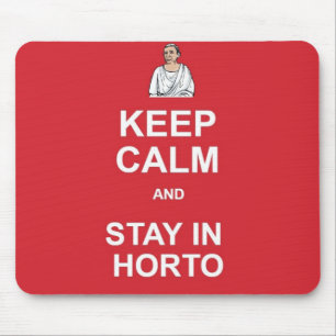 Mousepad Fique calmo e fique em paz
