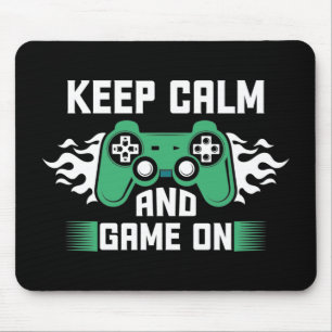 Mousepad Fique Calmo E Jogue