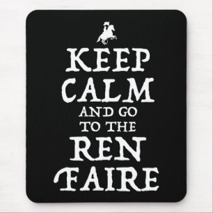 Mousepad Fique Calmo E Vá Para A Feira Da Ren
