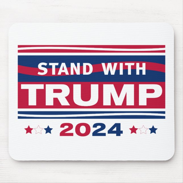 Mousepad Fique com Trump~2024~MAGA (Frente)