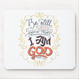 Mousepad Fique E Saiba Que Sou Deus Salmo 46:10