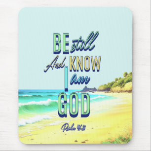 Mousepad Fique E Saiba Que Sou Deus Salmo 46:10