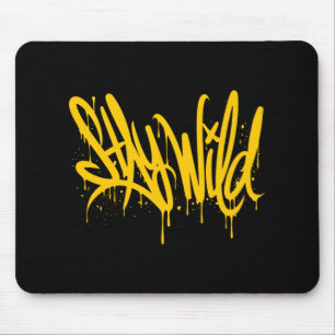 Mousepad Fique em grafite selvagem