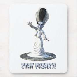 Mousepad Fique Esquisito! Noiva de Frankenstein