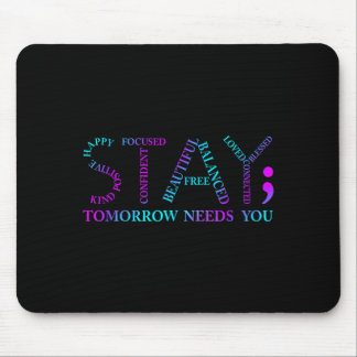 Mousepad Fique Fique Forte Semana de Conscientização sobre 