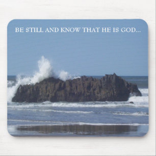 Mousepad Fique sabendo que ele é um Pad de Rato de Deus