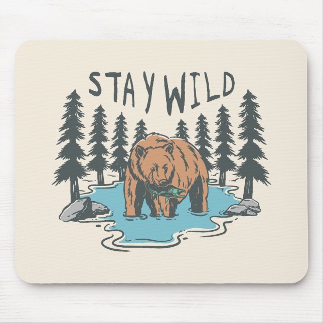 Mousepad Fique Selvagem (Frente)