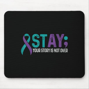 Mousepad Fique Sua História Não Terminou Prevenção do Suicí