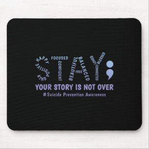 Mousepad Fique Sua História Não Terminou Saúde Mental Suicí