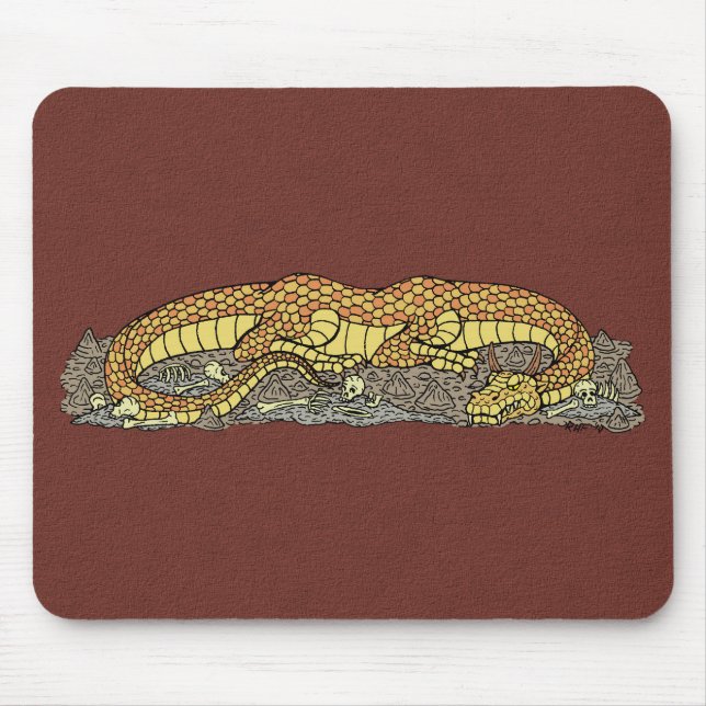 Mousepad Fire Drake em Rest (Frente)