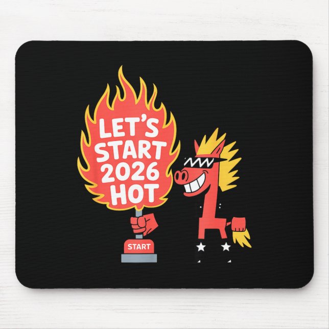 Mousepad Fire Year Of The Horse – Chinese Zodiac New Year 2 (Frente)