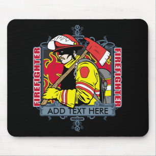 Mousepad Firefirefighter feito sob encomenda