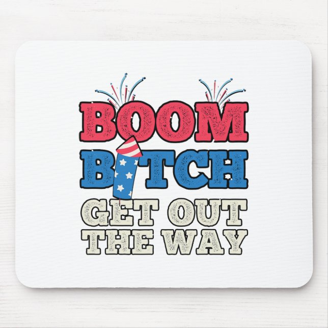 Mousepad Fireworks Disparando Diretor de Sistema Funny Boom (Frente)