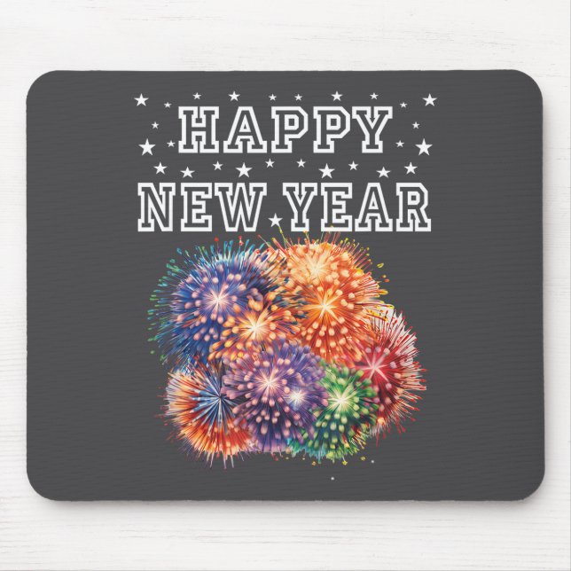 Mousepad Fireworks New Year's Eve Party  (Frente)