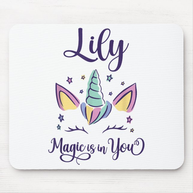 Mousepad First Name Lily D Lily  (Frente)