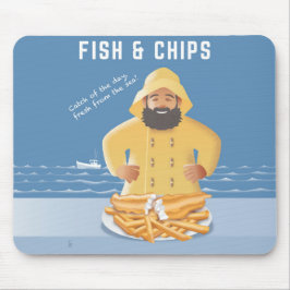 Mousepad Fish and Chips