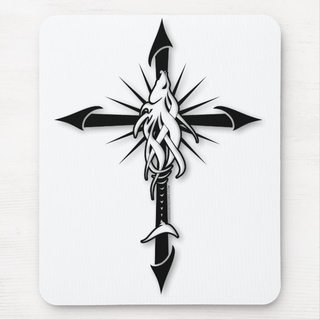 Mousepad Fish-Cross_Shadow (Frente)
