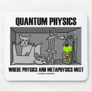 Mousepad Física de quantum onde a física e a metafísica