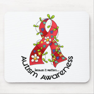 Mousepad Fita 1 da flor do AUTISMO
