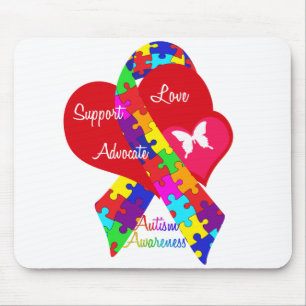 Mousepad Fita Autismo Interlacada